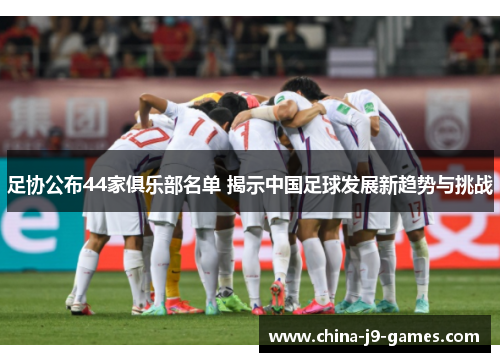 足协公布44家俱乐部名单 揭示中国足球发展新趋势与挑战