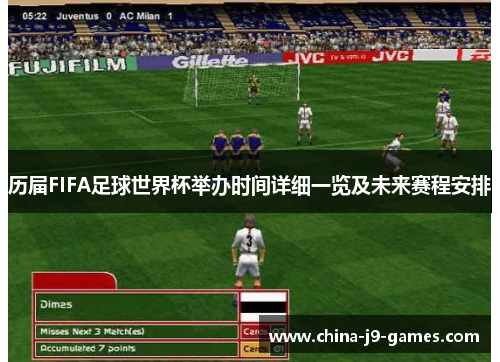 历届FIFA足球世界杯举办时间详细一览及未来赛程安排